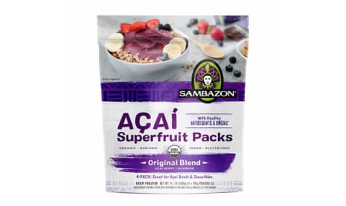 Organic Original Blend Superfruit Smoothie Packs (Frozen)- Code#: FZ0137