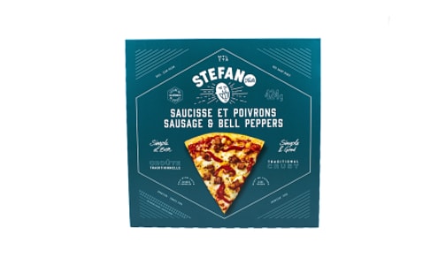 Sausage & Bell Peppers Pizza (Frozen)- Code#: FZ0336