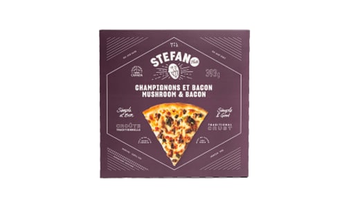 Mushroom & Bacon Pizza (Frozen)- Code#: FZ0340