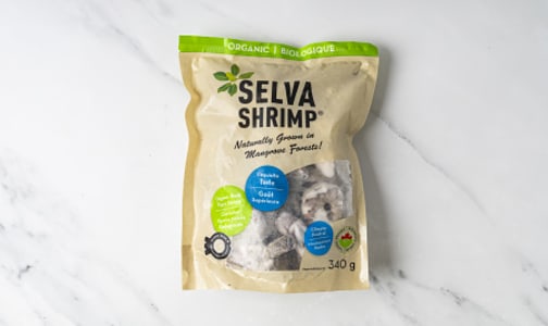 Organic Black Tiger Shrimp 31/40 Peeled, Deveined, Tail-On (Frozen)- Code#: FZ0373