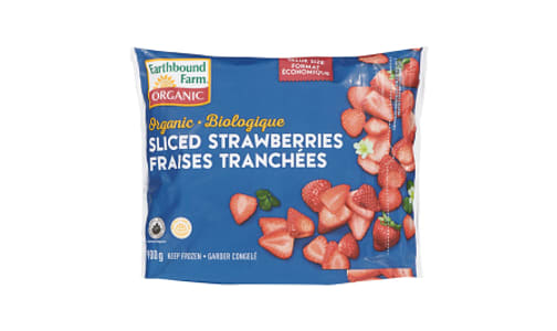 Organic Frozen Sliced Strawberries (Frozen)- Code#: FZ0384