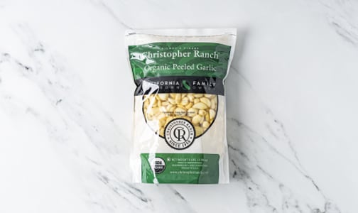 Organic Garlic, Peeled 5lb Bag- Code#: PR217537NCO