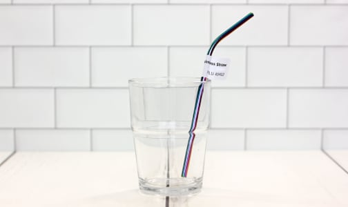 Stainless Steel Straw Bent 8.5 - Code#: HH0214