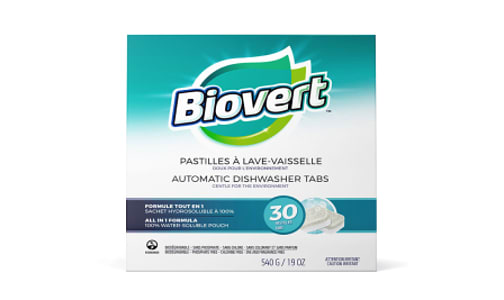 Automatic Dishwasher Tabs - Fragrance Free- Code#: HH025