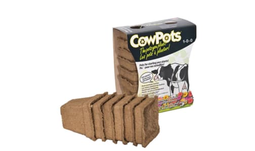 Organic 3 Inch Cow Pots- Code#: HH0360