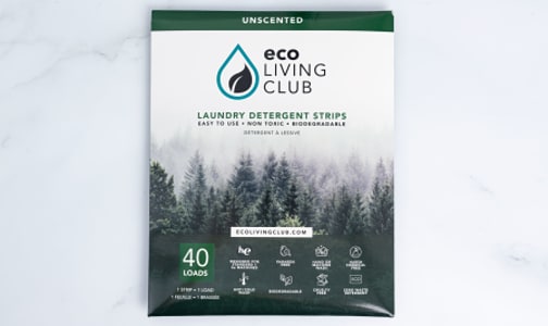 Unscented Laundry Detergent Strips- Code#: HH0404