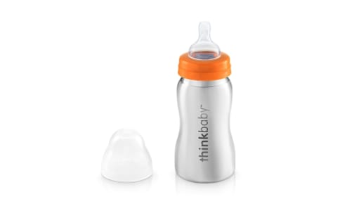 Stainless Steel Baby Bottle - Orange- Code#: HH0482