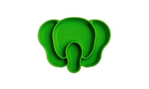 Baby Suction Plate Green Elephant- Code#: HH0495