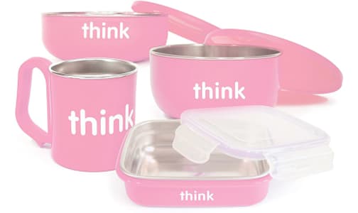 Complete BPA Free Kids Feeding Set - Pink- Code#: HH0503