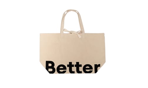 Organic Oversized Reuseable Canvas Grocery Tote - NYC- Code#: HH1063