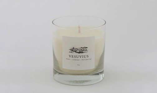Vesuvius Glass Candle- Code#: HH1111
