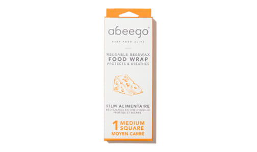 Med Square Beeswax Wrap- Code#: HH1145