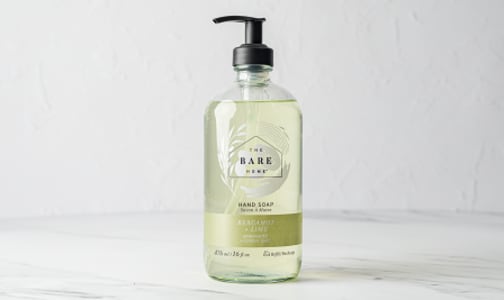 Bergamot + Lime Hand Soap Glass Bottle with Pump- Code#: HH1271