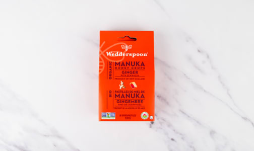 Organic Manuka Honey Drops - Ginger- Code#: HL042