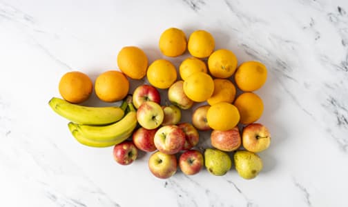 Organic Fruit Through the Week Box- Code#: KIT006
