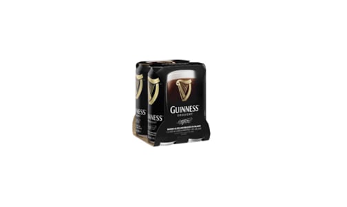 Guiness Draught Stout 4-Pack- Code#: LQ0627
