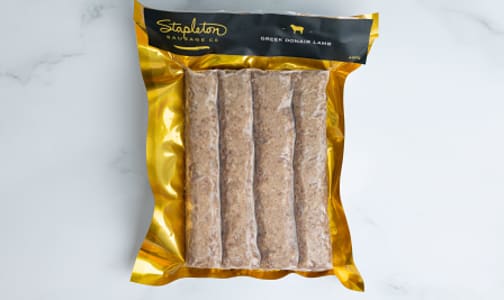 Greek Donair Lamb Sausage (Frozen)- Code#: MP1025