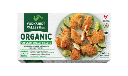 Organic Breaded Chicken Fillets (Frozen)- Code#: MP1079