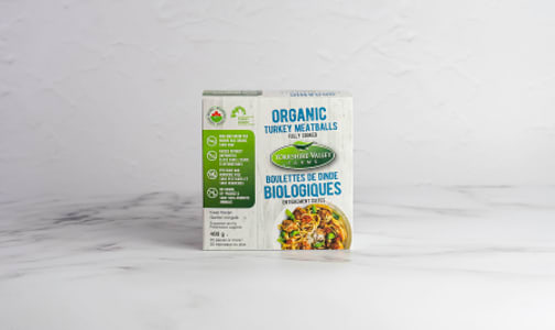 Organic Fully Cooked Turkey Meatballs (Frozen)- Code#: MP1083