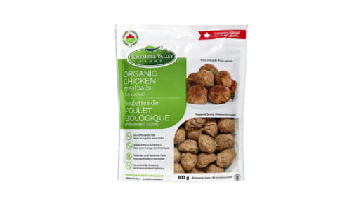 Organic Frozen Fully Cooked Chicken Meatballs (Frozen)- Code#: MP1089
