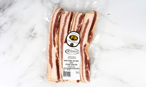 Organic Hickory Smoked Side Bacon - Sliced, Raw (Frozen)- Code#: MP1096