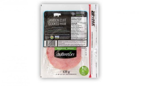 Organic Cooked Ham, Sliced- Code#: MP1188