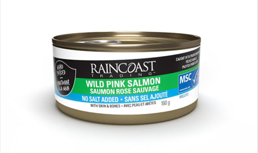 Canned Wild Pink Salmon, no salt- Code#: MP118