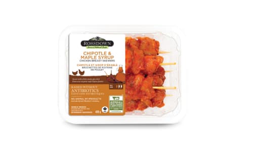 Chipotle & Maple Syrup Chicken Breast Skewers (Fresh)- Code#: MP1312