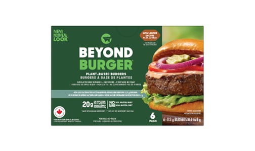 Beyond Burger Patties (Box of 6) (Frozen)- Code#: MP1324