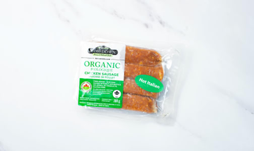 Organic Hot Italian, Chicken Sausage (Frozen)- Code#: MP1376