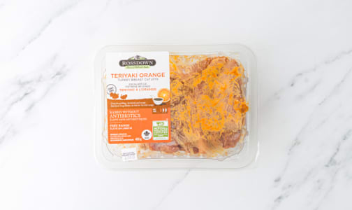 Teriyaki Orange Turkey Breast Cutlets - Frozen- Code#: MP1491FRZ