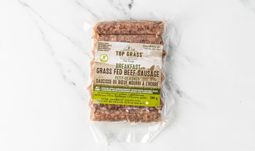 Grass Fed Beef Breakfast Sausages (Frozen)- Code#: MP1507