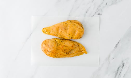 Lemon Herb Free Run Boneless Skinless Chicken Breast (Frozen)- Code#: MP1511
