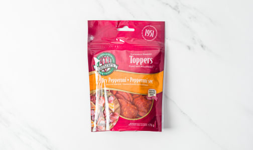 Sliced Dry Pizza Pepperoni Toppers- Code#: MP1528