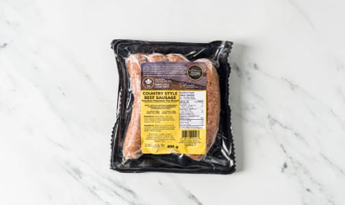 Country Style Beef Sausage (Frozen)- Code#: MP1806