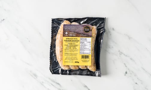 Chicken Spinach Feta Sausage (Frozen)- Code#: MP1807