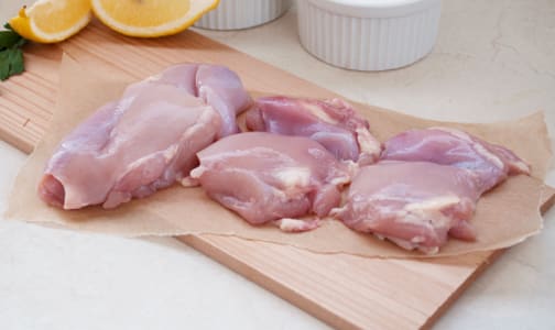 Free Run Boneless Skinless Chicken Thighs (Frozen)- Code#: MP1825FRZ