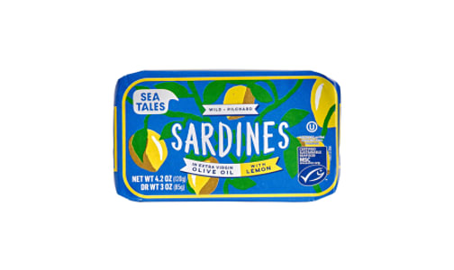 Sardines In Extra Virgin Olive Oil With Lemon- Code#: MP1874