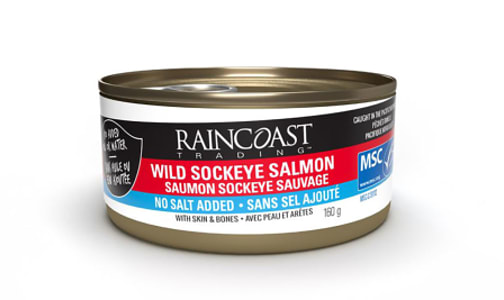 Canned Sockeye Salmon, No Salt- Code#: MP7201