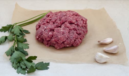 Grass Fed / Grass Finished Lean Ground Beef (Frozen)- Code#: MP730