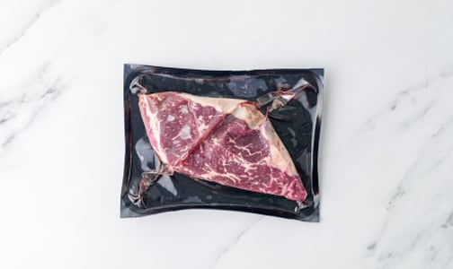 Grass Fed/Grass Finished Striploin Steak (Frozen)- Code#: MP734-NV