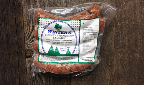 Cranberry Turkey Sausage (Frozen)- Code#: MP8117-NV