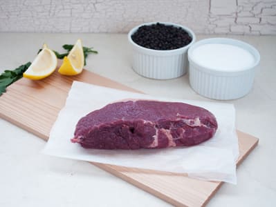 Bison Striploin Steak (Frozen)- Code#: MP826-NV