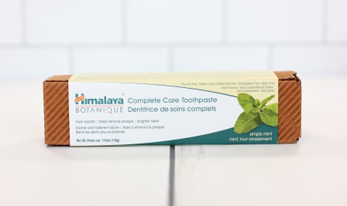 Organic Toothpaste Mint- Code#: PC0617