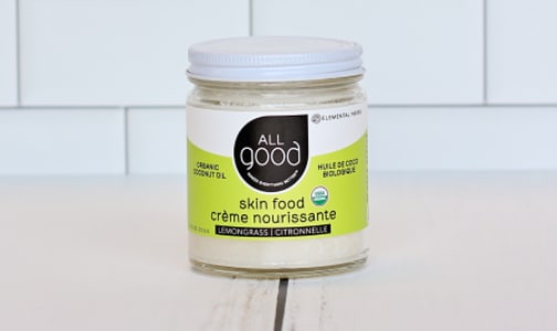 Organic Lemongrass Coconut Oil Skin Food- Code#: PC0963