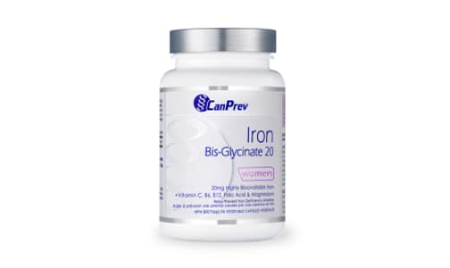 Iron Bis-Glycinate 20mg for Women- Code#: PC1065