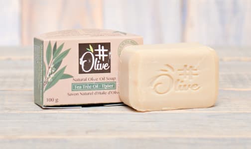 Organic Tea Tree Natural Olive Oil Soap- Code#: PC1166