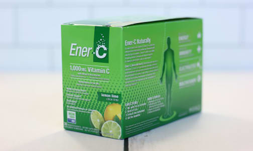 Ener-Life Multivitamin Drink Mix, 1000mg Vitamin C - Lemon Lime- Code#: PC1232