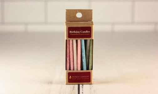 Organic Birthday Candles - Pastel- Code#: PC1259