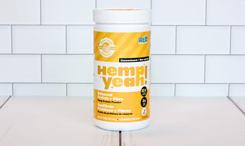 Hemp Yeah! Balanced Hemp Protein + Fibre Powder- Code#: PC1260
